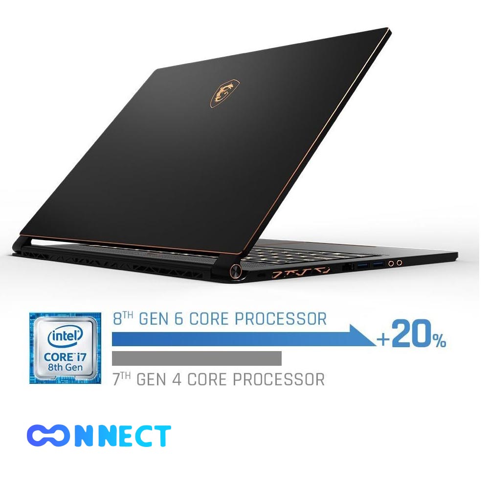 لپ تاپ استوک MSI GS65 Stealth Thin 8RF i7 8750H 32GB GTX 1070 8G
