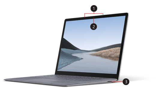 اتصالات لپ‌ تاپ Surface Laptop 3
