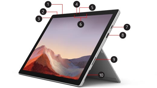 لپ تاپ استوک Microsoft Surface Pro 7 i7-1065g7 16GB 512GB 12.3 2k
