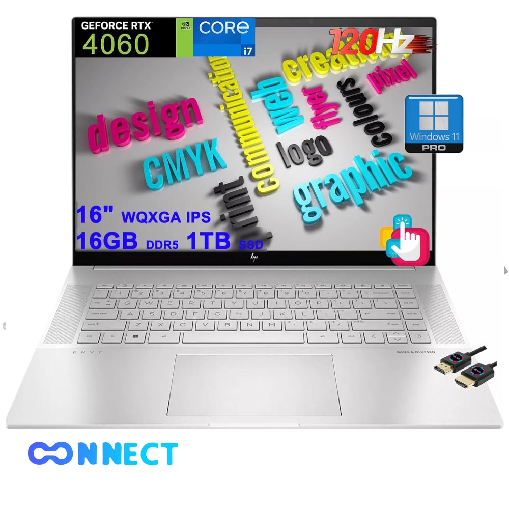 لپ تاپ HP ENVY 16 i7 13700H RTX 4060 8GB 16 2K 120Hz Touch OLED
