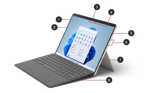 لپ تاپ Microsoft Surface Pro 7 i5 8GB 256GB SSD استوک