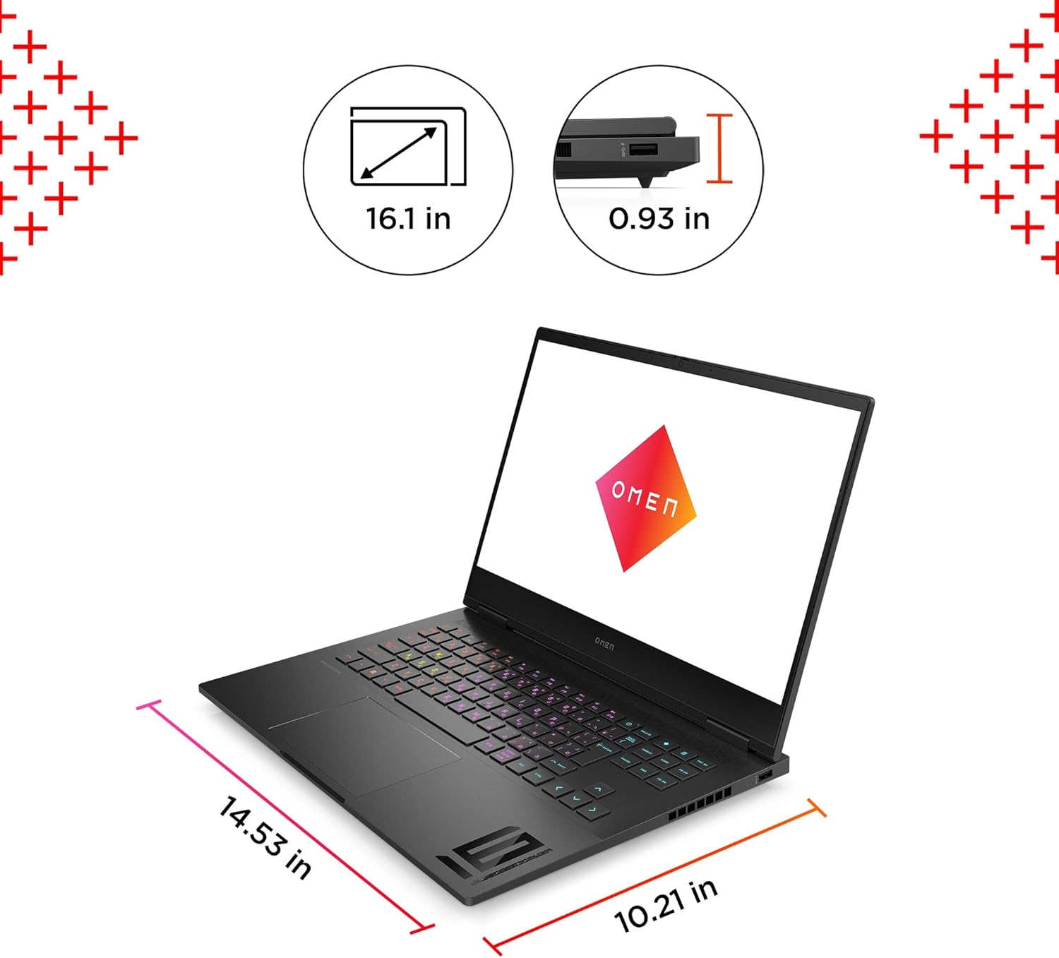 لپ تاپ HP OMEN 16 i9-13950HX 8GB NVIDIA RTX 4060 DDR6 15.6 2K 120 Hz