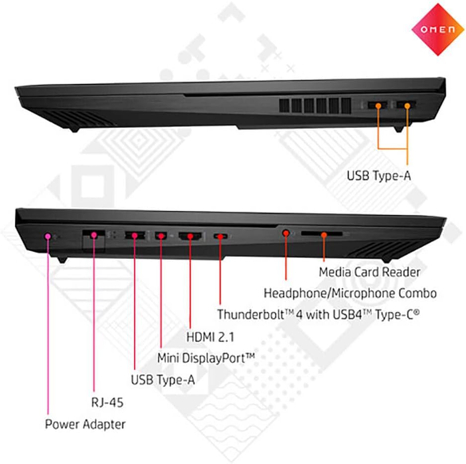 لپ تاپ HP OMEN 17 i7-12700H 16GB DDR5 RTX 3070 Ti 17 2K 165Hz